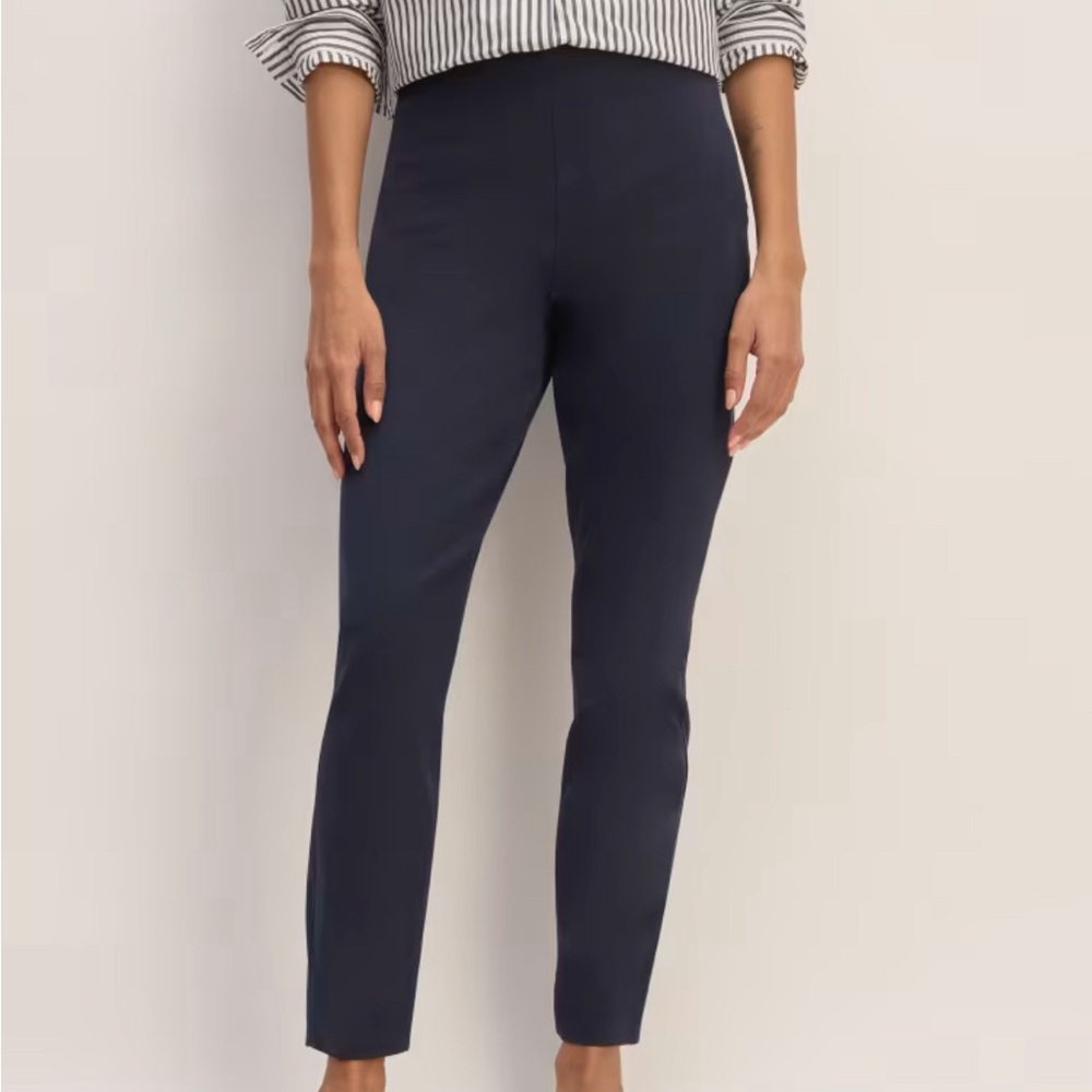 Everlane bi-stretch work pants with side zip